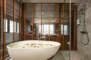 Koupelna v ubytování Bamboo Sapa Hotel