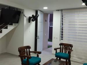 Posezení v ubytování Bellísima casa para descansar