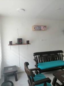 Posezení v ubytování Bellísima casa para descansar