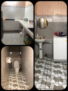 Koupelna v ubytování THIÊN HƯƠNG Homestay Măng Đen