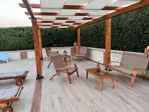 Posezení v ubytování B&B Colle Cucchiara