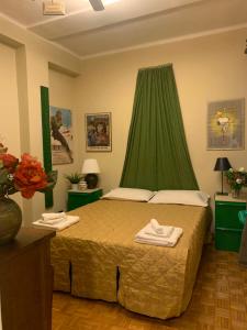 Кровать или кровати в номере A casa di Paolo - LUXURY HOUSE - PORTOFINO FRONT - Fino a 8 persone