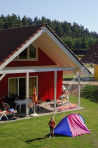 Сад в Camping-und Ferienpark Havelberge