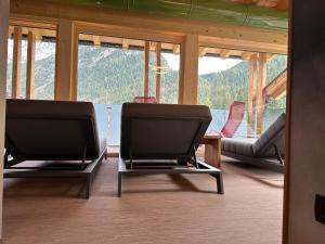 Posezení v ubytování Albergo Garni Edy (B&B)