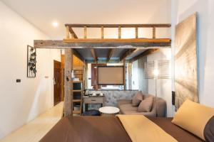 Posezení v ubytování Tepbunthom Hostel