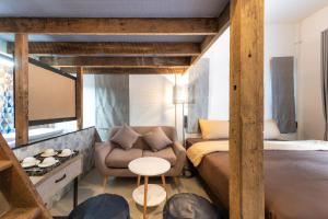 Posezení v ubytování Tepbunthom Hostel