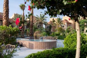 Zahrada ubytování Meral Oasis Resort Taif