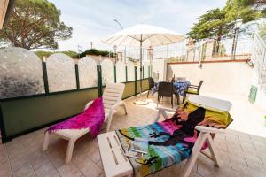 A balcony or terrace at Villetta Grazia
