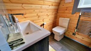 Koupelna v ubytování Bothan Creag Sobhrag