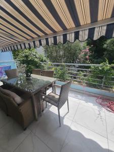 Balkón alebo terasa v ubytovaní Apartment Diana Split Znjan
