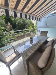 Balkón alebo terasa v ubytovaní Apartment Diana Split Znjan