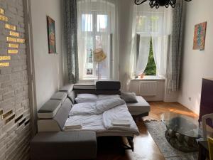 Χώρος καθιστικού στο RynekArt Apartment +47 φωτογραφίες