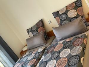 Ένα ή περισσότερα κρεβάτια σε δωμάτιο στο Ferienhaus Marktredwitz