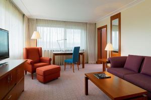Televízia a/alebo spoločenská miestnosť v ubytovaní The Westin Zagreb