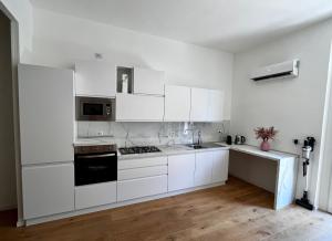 Kuchyň nebo kuchyňský kout v ubytování Residence Terrazza Perez - appartamento indipendente