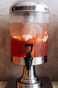 a food processor filled with a liquid at Cris Hotel in Florianópolis