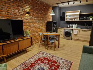 Kuhinja oz. manjša kuhinja v nastanitvi Apartament LOFTykocin