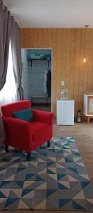 Et opholdsområde på Pousada Sonho do Campo