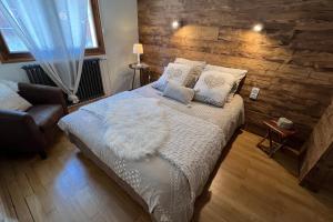 Posteľ alebo postele v izbe v ubytovaní La Dorbluche duplex apartment 10-11 person