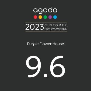 Certifikát, hodnocení, plakát nebo jiný dokument vystavený v ubytování Purple Flower House