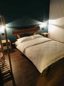 Voodi või voodid majutusasutuse Sapanca havuzlu bungalov müstak toas