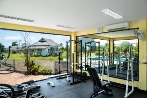 Gimnàs o zona de fitness de Lanna Herqi Hotel