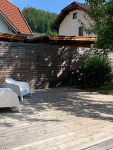 Budynek, w którym mieści się apartament