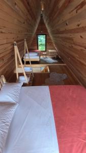 Ένα ή περισσότερα κρεβάτια σε δωμάτιο στο Neyla Suit Bungalow