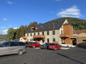 Budova, kde se aparthotel nachází