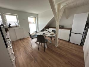 Kuchyň nebo kuchyňský kout v ubytování Ferienwohnung Pauline