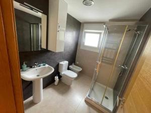 Koupelna v ubytování Apartamento Monteblanco