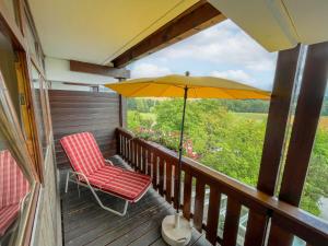 Μπαλκόνι ή βεράντα στο Apartment AktiVital Hotel-3 by Interhome