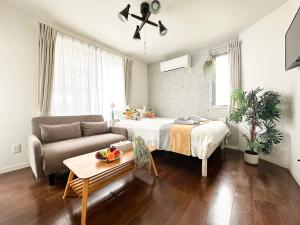 Ruang duduk di nestay inn tokyo ryogoku