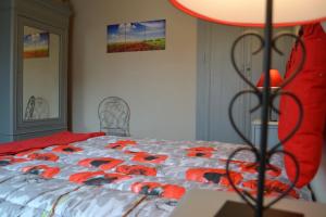 Cama o camas de una habitación en Gîte la Forge 4 étoiles
