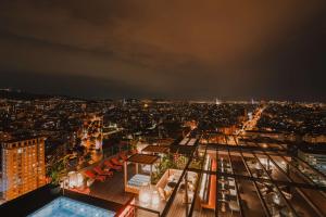 Výhľad na mesto Barcelona alebo výhľad na mesto priamo z hotela