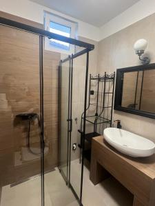 Koupelna v ubytování Guesthouse Davorka Bijelić