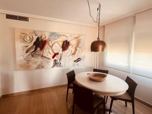 Część wypoczynkowa w obiekcie Apartamento de lujo en La Isla del Fraile