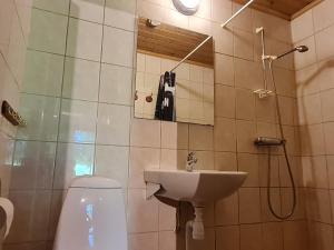 Kúpeľňa v ubytovaní Ekhems Gård