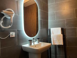 Bilik mandi di Mickitos Apartments - Mavrovo