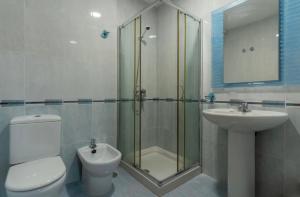 Koupelna v ubytování Apartamento Tira