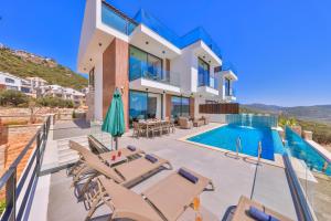 an image of a villa with a swimming pool at Villa Sky Line in Kas