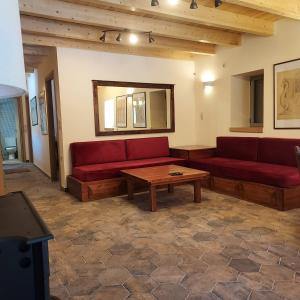 Posezení v ubytování AROANIA suites