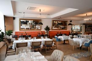 מסעדה או מקום אחר לאכול בו ב-Hotel Tamiš & Spa