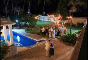 Kolam renang di atau dekat dengan Stunning Oceanfront Villa in Cabarete, Dominican Republic