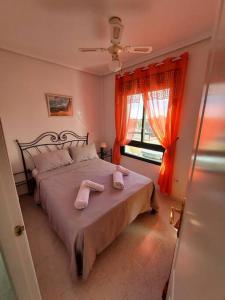 Postel nebo postele na pokoji v ubytování Superbe appartement calme vue mer