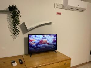 Televiisor ja/või meelelahutuskeskus majutusasutuses B&B Room Code 2