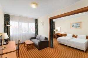 Danubius Hotel Raba客房内的一张或多张床位