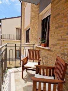 Balcone o terrazza di La Chiostrina by TraMonti Apartments