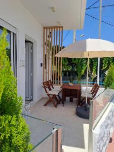 A balcony or terrace at Sofilins Luxury Suite
