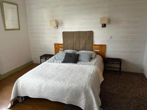 Cama o camas de una habitación en Chambres d'hôtes La Farga